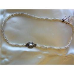 Pearl & Diamond Necklace #1565248