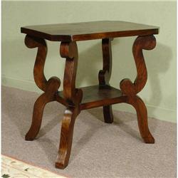 OLD WORLD BIEDERMEIER VICTORIAN ACCENT TABLE #1565467