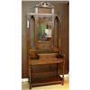 Image 1 : FRENCH VICTORIAN MIRROR PARLOR HALL TREE STAND #1565484