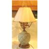Image 1 : Lamp Green Satin Glass by Consolidated  #1572192