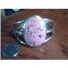 Image 1 : Large Rose dalmation (HOWLITE)Jasper Bracelet #1572260