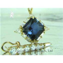 RHJ Synthetic Sapphire Cubic Zirconium Pendant #1572368