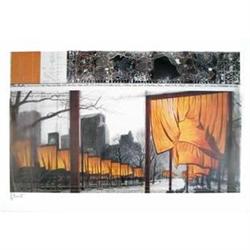 Signed Christo Gates On Embossed Paper #1572437