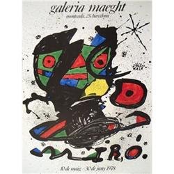 Rare Miro Galerie Maeght 1978 #1572595