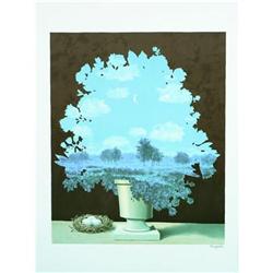 Magritte L/E Lithograph facsimile signed with#1572810