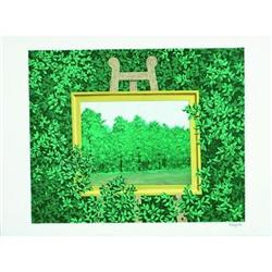Magritte Lithograph facsimile signed with#1572819