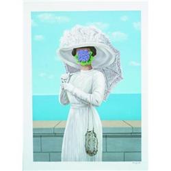 Rare Magritte Lithograph facsimile signed  #1572826