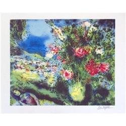 Museum Quality Chagall Paysage #1572887