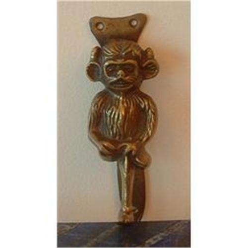 English Brass Lincoln Imp Door Knocker c1920 #1572900