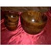 Image 1 : Set of 4 Wooden Bowls  #1572967