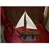 Image 1 : Hand Made Metal Sail Boat w/ Stand #1572971