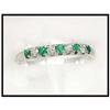 Image 1 : 18K GOLD EMERALD DIAMOND RING WAS $350 #1572975