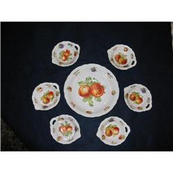 ANTIQUE GERMAN BERRY BOWL SET #1573411
