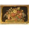 Flower Basket (Chenille Black) Tapestry. #1573698
