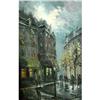 Image 1 : ORIG OIL PAINTING OF PARIS STREETSCAPE #1573786