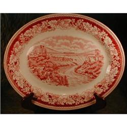 NIAGARA Falls PLATTER Currier & Ives -VINTAGE- #1573848