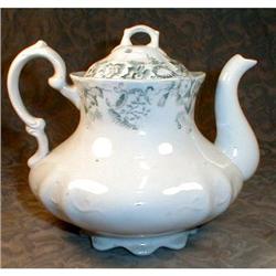 Saratoga IRONSTONE Teapot WM&O -ANTIQUE- #1573859