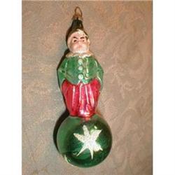 CLOWN on BALL Christmas Ornament - FIGURAL #1573898