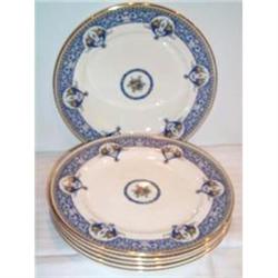 Six Cornucopia Royal Worcester Dinner Plates #1574124