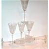 Image 1 : Six Fostoria Floral Etched CrystalWater Goblets#1574152