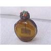 Image 1 : Amber Glass Snuff Bottle #1574356