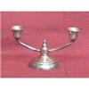 Image 1 : Small Antique Sterling Silver Candelabra #1574386