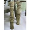 Image 1 : Four small hand carved columns #1574580