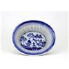 Image 1 : 19C Chinese Canton Export Blue White Basket #1574898