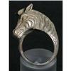 Image 1 : Estate handmade Sterling Silver Zebra Ring #1575177