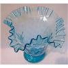 Image 1 : Blue Fenton Coin Dot Bowl #1575330