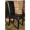 Image 1 : LOVELY TUFTED LEATHER PARSONS ACCENT CHAIR #1575967