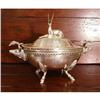 Image 1 : ORNATE SILVER COMPOTE TUREEN SERVING DISH W LID#1575975