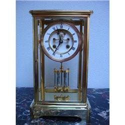 A French  4 glass Mantel Clock  #1576478