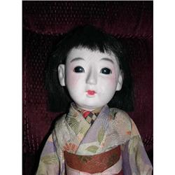 16  Early Ichimatsu Japanese Gofun Lady #1584669