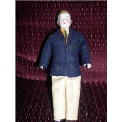 5   Bisque Dollhouse Man all original #1584729