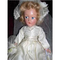 Composition Bride doll all original #1584822