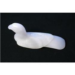 Carved White Jade Pigeon #1584870