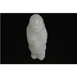 Carved  White Jade  Boy #1584889