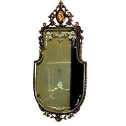 Spectacular  19th c Gilt Mirror RARE #1584914