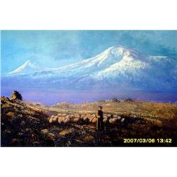 R. ATOYAN MOUNT ARARAT ORIGINAL MASTERPIECE #1584926