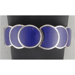 Mexican Silver and Lapis Lazuli Bracelet from #1584928