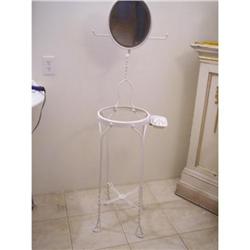 Twisted Metal Floor Standing Wash Stand #1584956