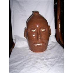 Reggie Meaders Folk Art Face Jug #1584970