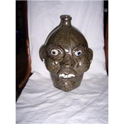 Grace Hewell Folk Art Face Jug-2002 #1584971