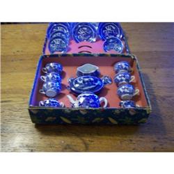 Blue Willow Childs Dishes in Box-23 Pieces #1584983