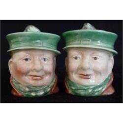 Beswick - Pair Tony Weller Mustard Pots #1585049