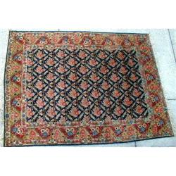 PERSIAN Carpet 1920s - ANTIQUE - 4.5 x 6  #1585082