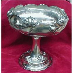 DERBY Pedestal COMPOTE Art NOUVEAU Lotus DESIGN#1585091