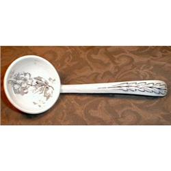 IRONSTONE Sauce LADLE w/ Transfers ANTIQUE #1585092