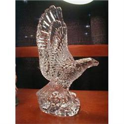 WATERFORD Bald EAGLE Crystal SCULPTURE #1585101